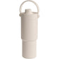 Dual Lid Tumbler with Straw 735ml Large Capacity Vacuum Insulated Water Bottle