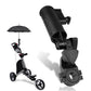 Multi-Function Umbrella Holder for Golf Cart
