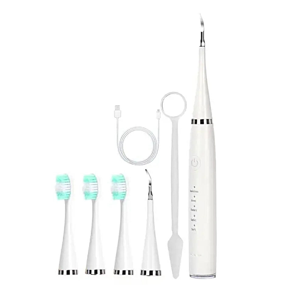 6 in 1 Electric Ultrasonic Dental Calculus Remover Teeth Cleaner