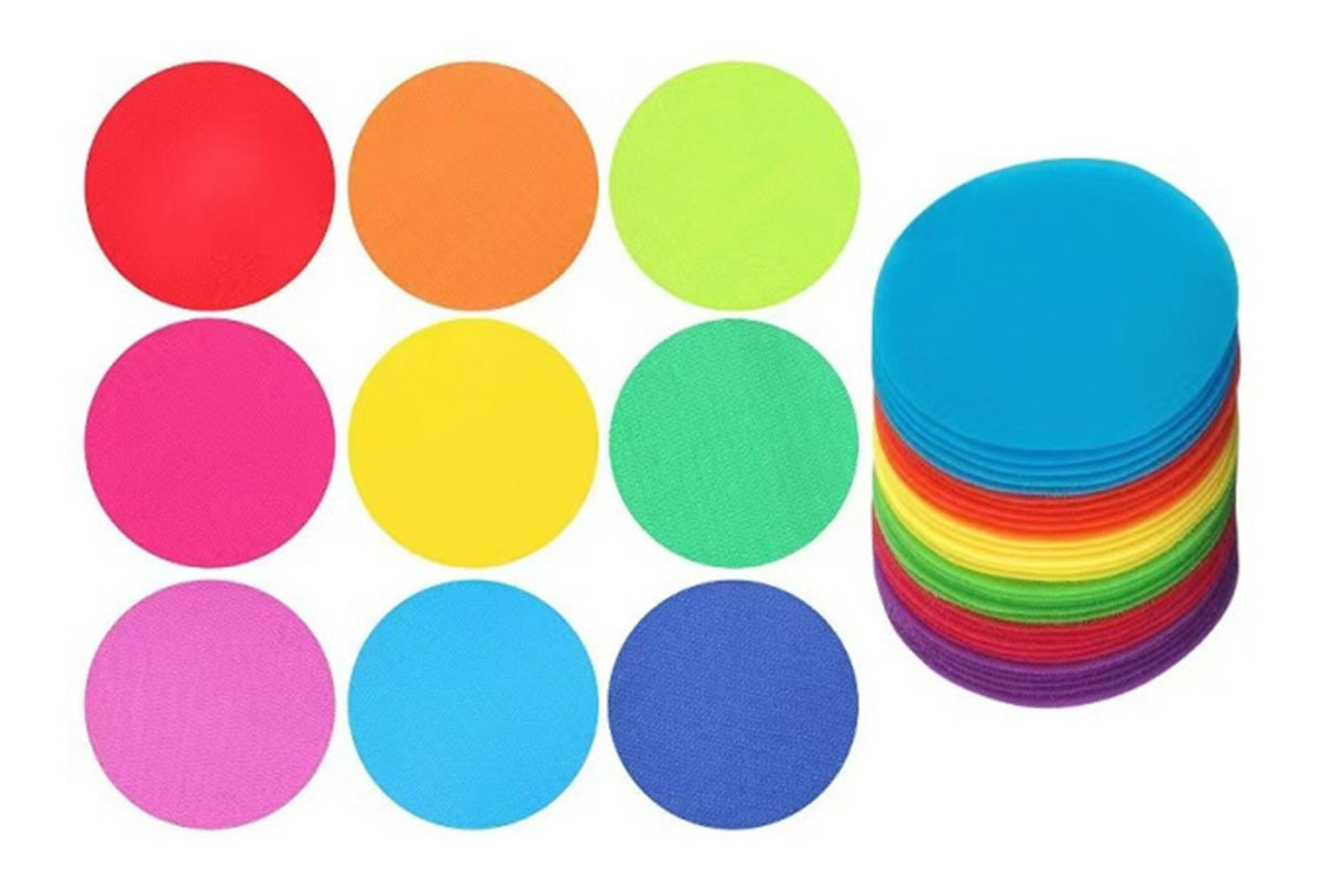 48PCS Carpet Spot Markers Sit Dot Circle Classroom Easy Teach Tool Game for Teachers