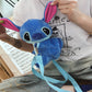 Lilo & Stitch Inspired Plush Crossbody Bag Hand Messenger Toy Purse Phone Bag