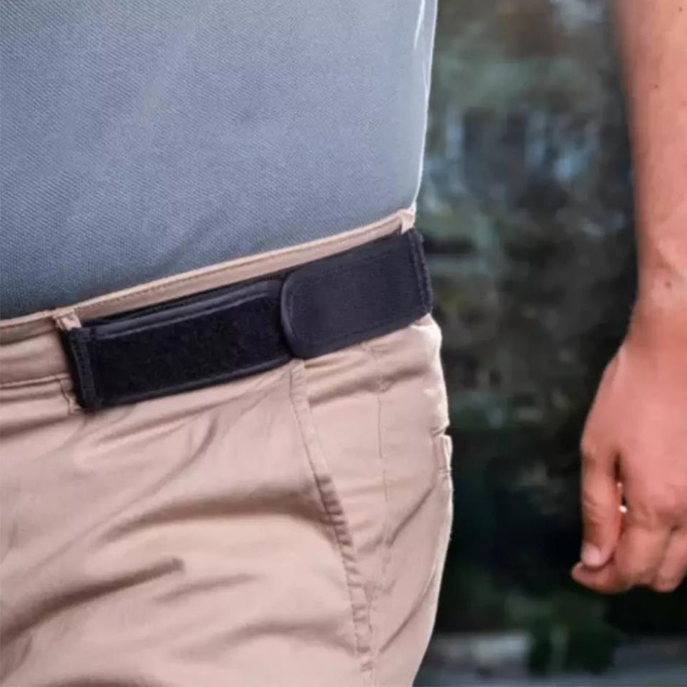 2PCS Elastic No Buckle Hook and Loop Nylon Waistband
