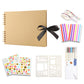 29x21.5CM DIY Photo Album 80 Pages Black Scrapbook Set