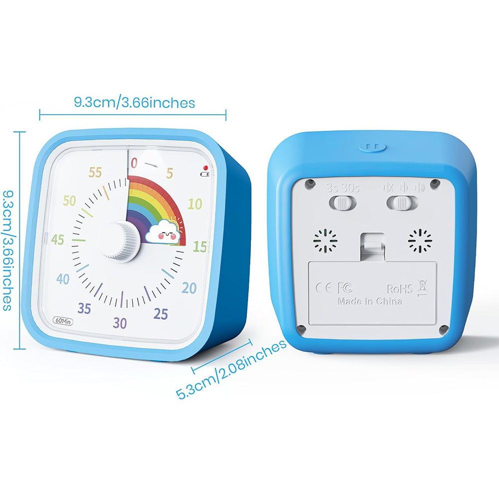 60 Minutes Visual Analog Timer Countdown Clock Time Management Tool
