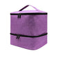 Double Layer Nail Polish Carrying Case Bag Holds 30 Bottles