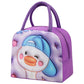 Oxford Cute 3D Cartoon Insulated Lunch Bag