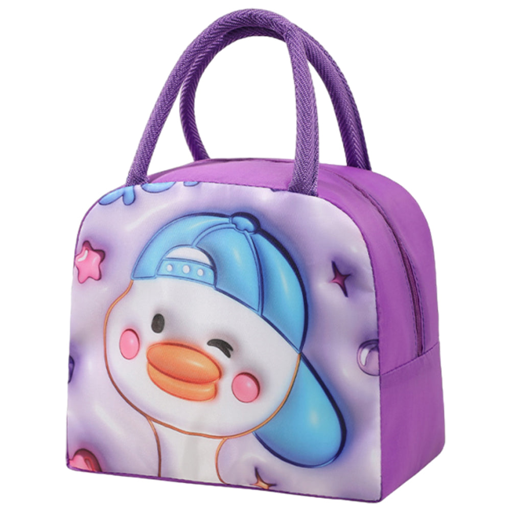 Oxford Cute 3D Cartoon Insulated Lunch Bag