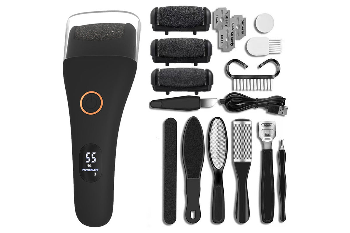 Rechargeable Electric Foot File Callus Remover Pedicure Tool for Heels