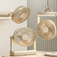 Desktop Fan with Night Light 330 Degree Swivel 3 Speeds USB Table Fan