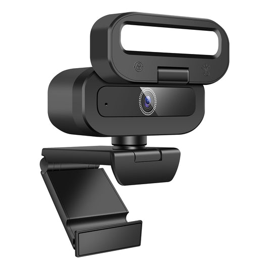 4K Webcam with Built In Mic Fill Light and Privacy Cover Auto Focus for Streaming Video Calls