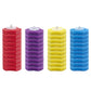 40 Pack Color Coded Toilet Brush Refill Heads with Fresh Scents 4 Colors