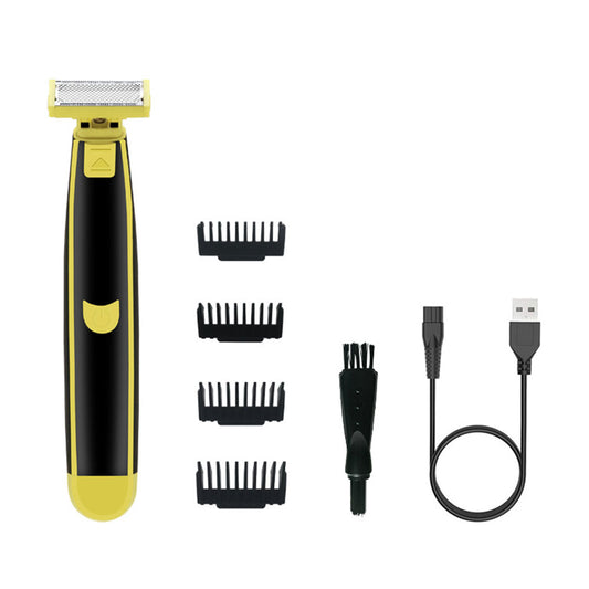 Men Electric Full Body Washed Wet and Dry Shaver Rotary Facial Shaver