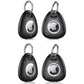 4Pcs For Apple AirTag Carbon Fiber Shockproof Anti-lost Case Cover