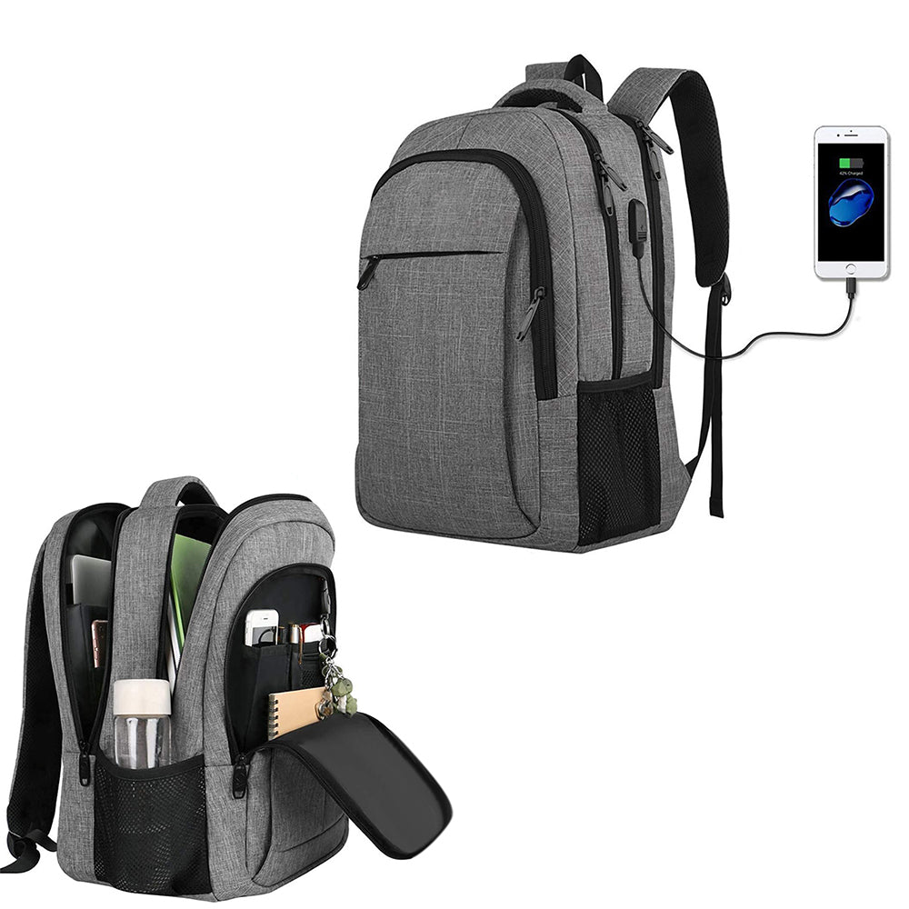 Computer Backpack Travel Laptop Business Backpack With USB Charging Port
