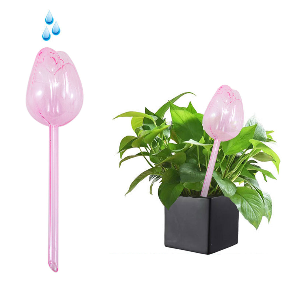 4Pcs Tulip Model Plant Watering Globes for Flower Automatic Watering