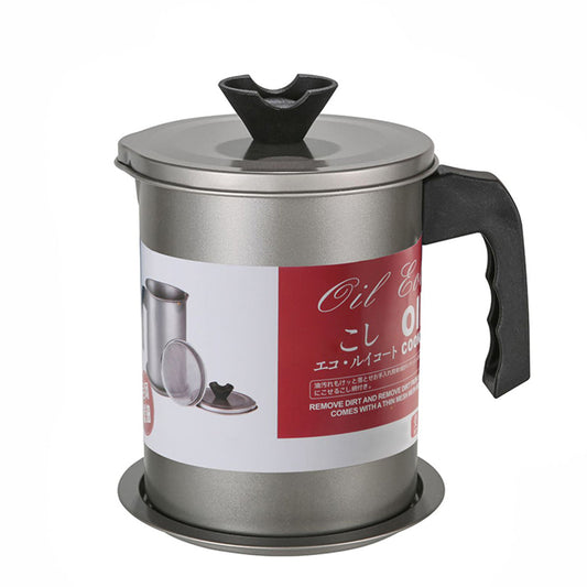 1.4L/1.7L Stainless Steel Oil Container with Strainer