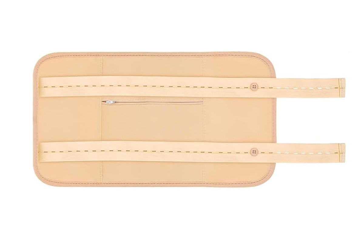 Castor Oil Pack Waist Belt Button Style for Hot and Cold Compress