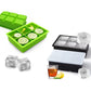 Silicone Ice Tray Mold with Lid Makes 6 Large Cubes