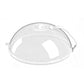 Microwave Splatter Cover with Handle Transparent PC for Food Plate Bowl