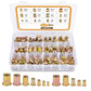 230pcs Rivet Nut Kit Rivnut Zinc Plated Flat Head Insert Nut Assort