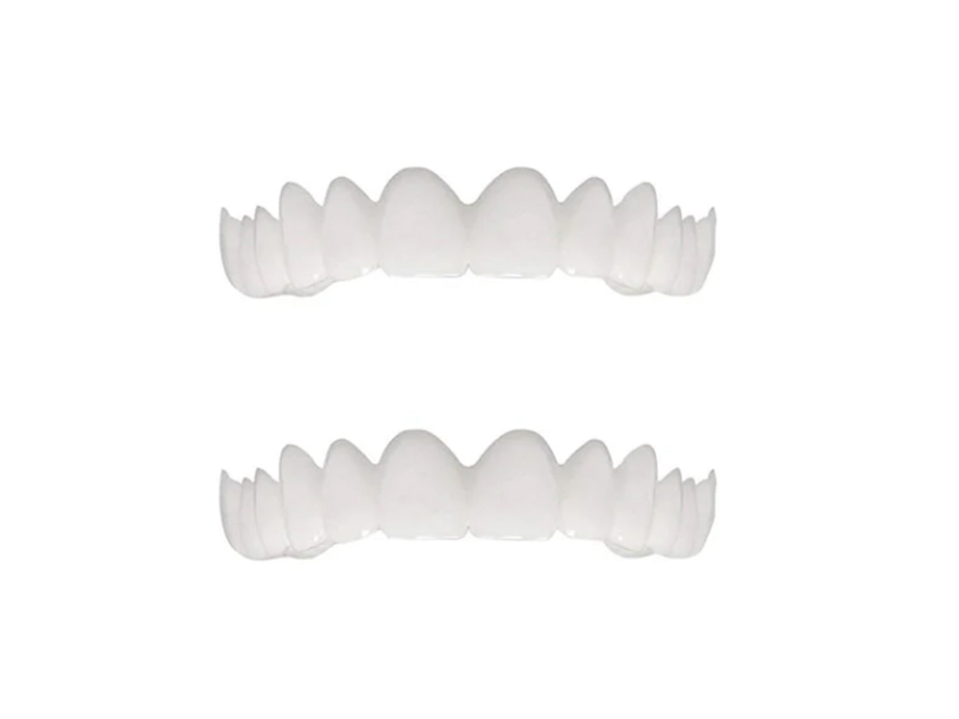 2Pcs Snap On Cosmetic Instant Smile Comfort Teeth Sockets