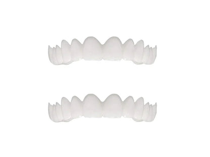 2Pcs Snap On Cosmetic Instant Smile Comfort Teeth Sockets