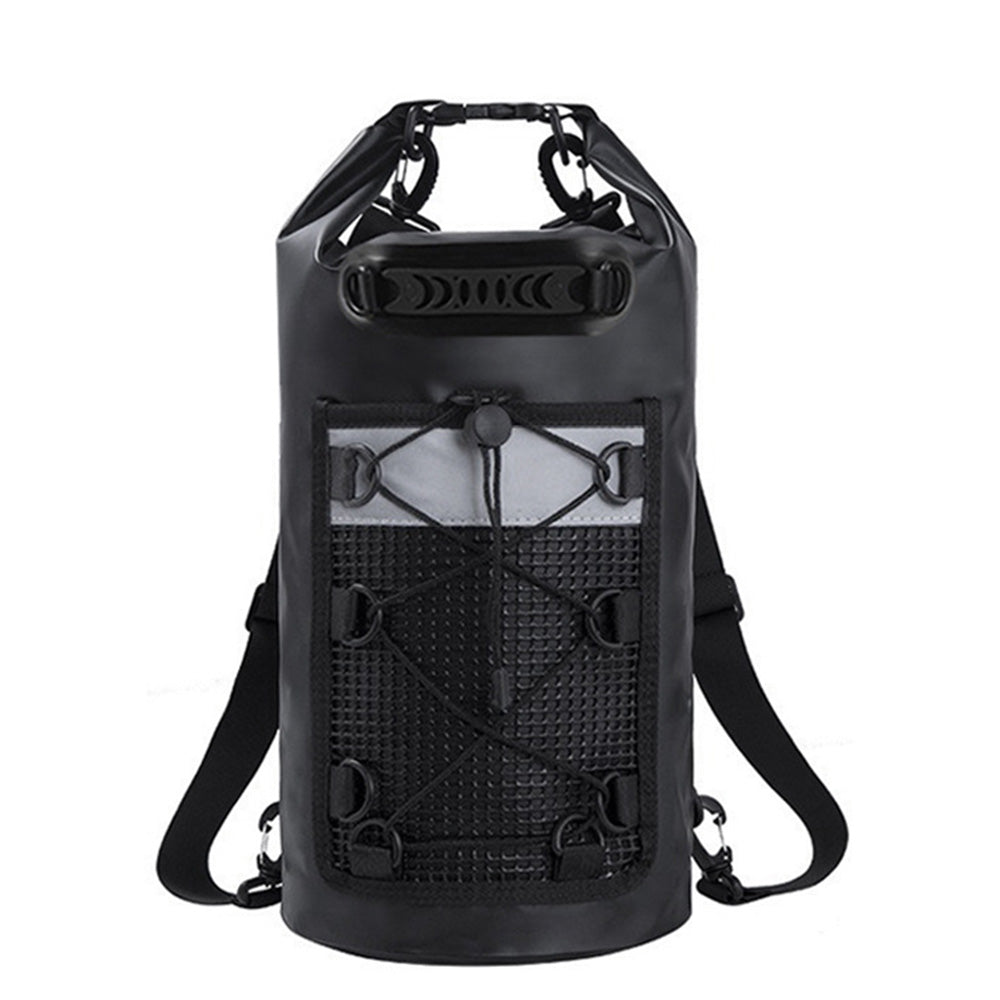 Roll-Top Backpack With Handle Dry Bag Outdoor Bag For Fishing Boating Camping