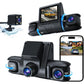 4 in 1 Dash Cam 1080P Front and Rear Left Right Camera 2.4 inch Screen with Night Vision