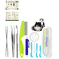 12-in-1 Pet Tick Removal Kit Stainless Steel Tick Remover Tools for Dogs and Cats
