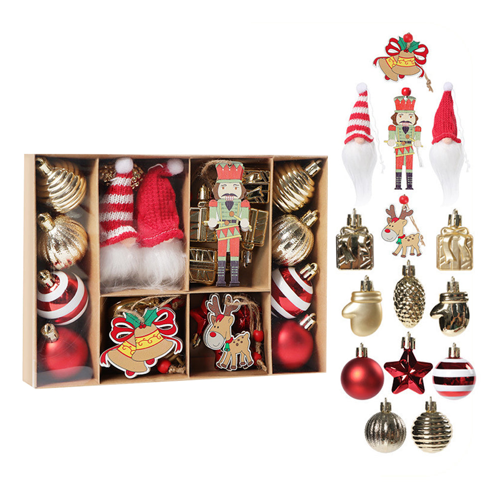 32Pcs Christmas Balls Ornaments Set