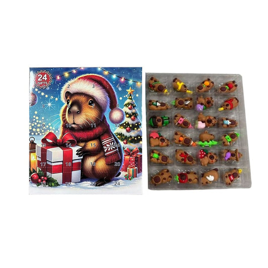 24 Days Capybara Christmas Advent Calendar