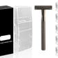 Matte Double Edge Manual Razor With 10 Blades For Men