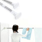 Tool Free Extendable Telescopic Hanger Wardrobe Curtain Rod Towel Rail Pole