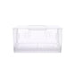 Clear Acrylic Window Bird Feeder Foldable Bird Feeder Box for Indoor Outdoor