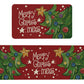 2PCS Christmas Floor Mats Set Non Slip Kitchen Rug for Bathroom Living Room Doorway