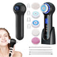 2-in-1 Rechargeable Facial Cleansing Brush with LCD Screen