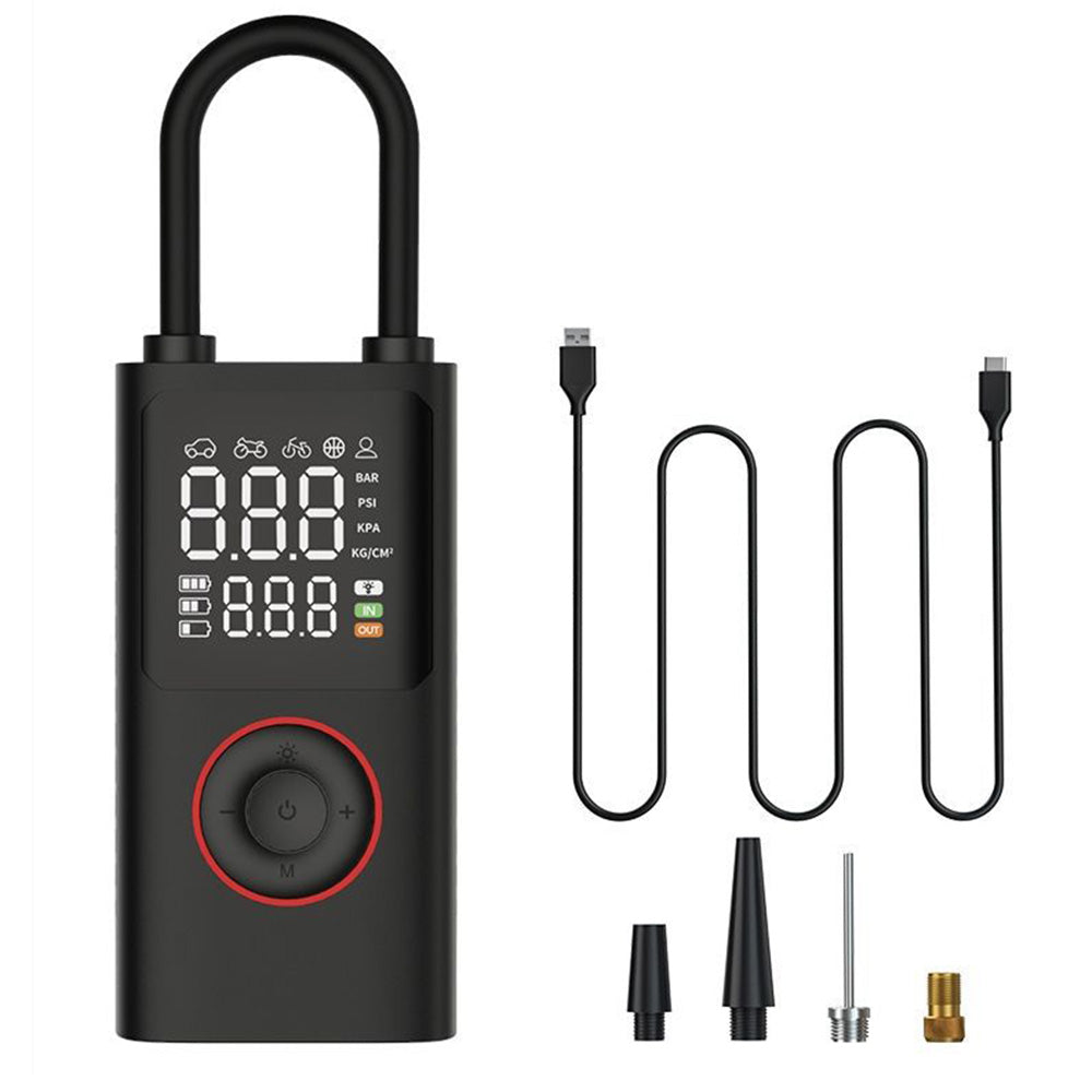 Portable Tire Inflator Electric Air Compressor with LED Display and 150PSI Max Pressure
