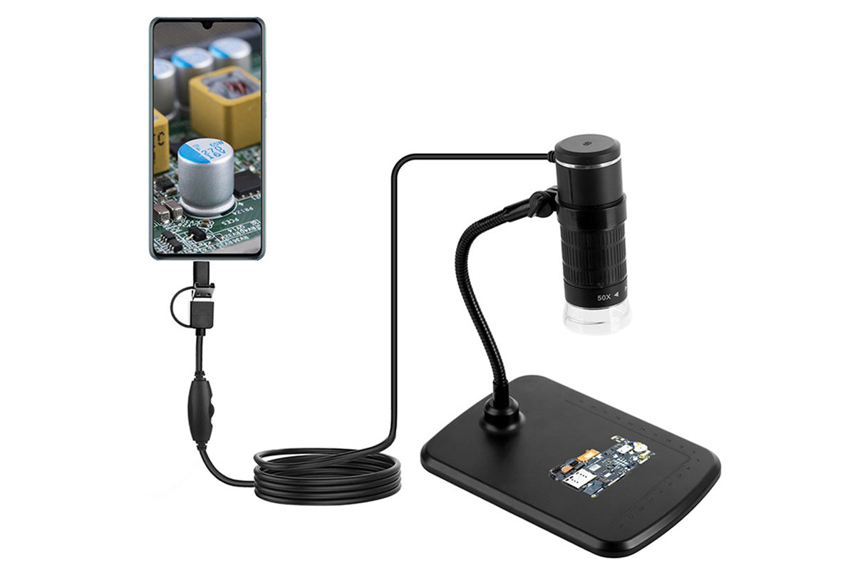 USB Digital Handheld Microscope 50 to 1000x Wireless Magnification Microscope Camera