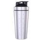 750ml Stainless Steel Protein Shaker Bottle with Mixing Ball