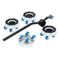 Universal Furniture Mover Wheel Set with Sliding Base & Lifting Rod