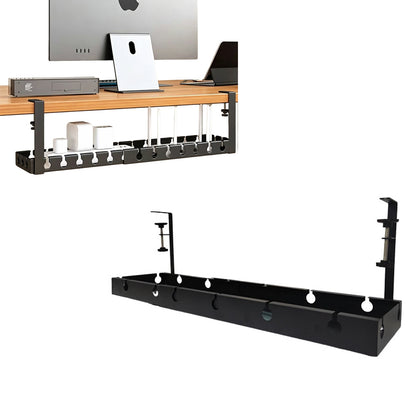 Expandable Under Desk Cable Management Tray Wire Storage Basket Rack