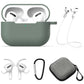 Silicone Case Cover Accessories Kits For AirPods Pro Earphone