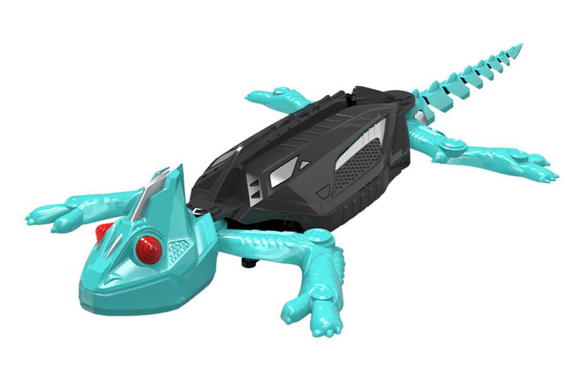 Rc Wall Climbing Chameleon Toy with LED Eyes Electric Wall Crawler Lizard for Christmas Birthday Gift