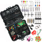 188Pcs Set Fishing Kit Waterproof Tackle Box with Hooks Weights Pliers for Bass Trout