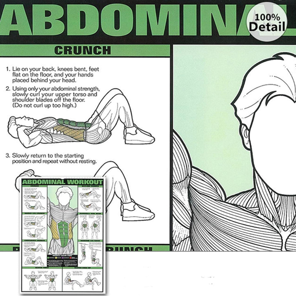Gym Workout Muscle Poster