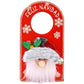 Vintage Merry Christmas Door Knob Hanger-Santa