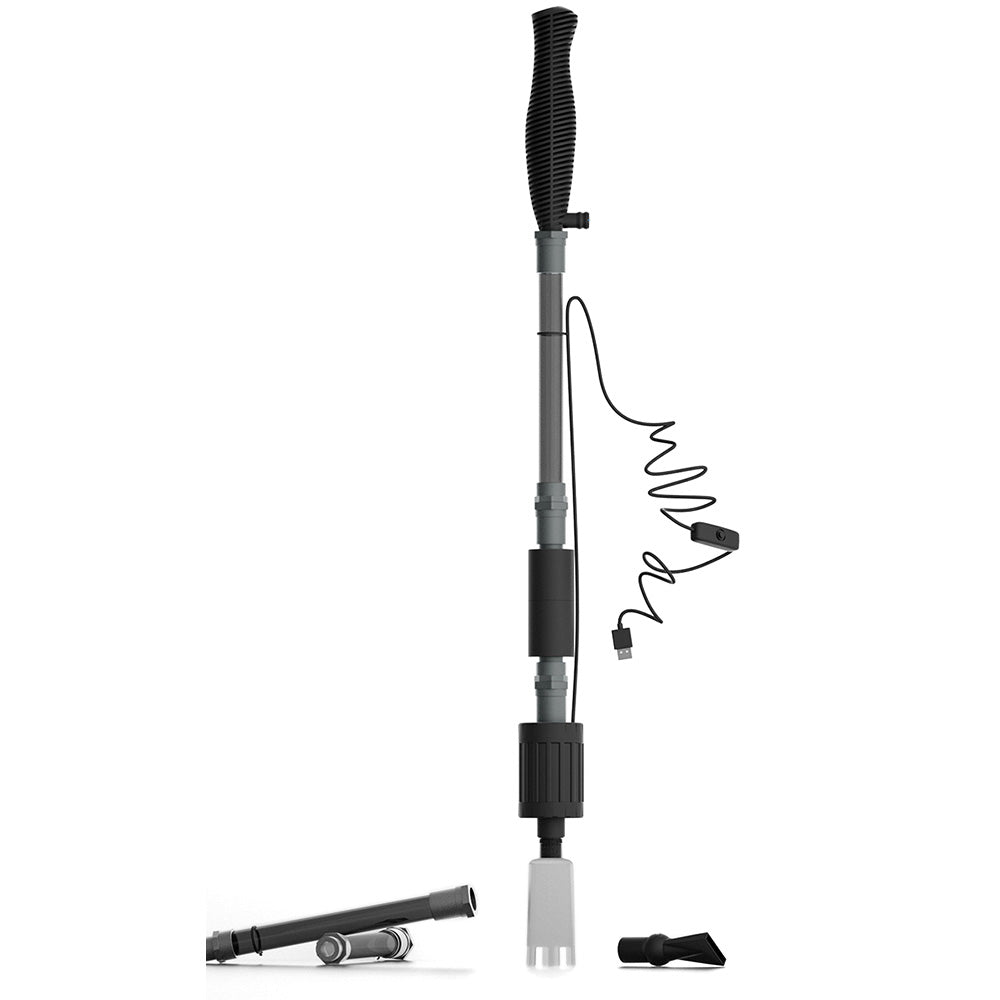 2 in 1 Electric Aquarium Gravel Cleane Fish Tank Vacuum Cleaner for Water Changes and Gravel Washing