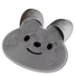 Shower Foot Scrubber Mat Rabbit-Shaped Silicone Foot Scrubber Pad