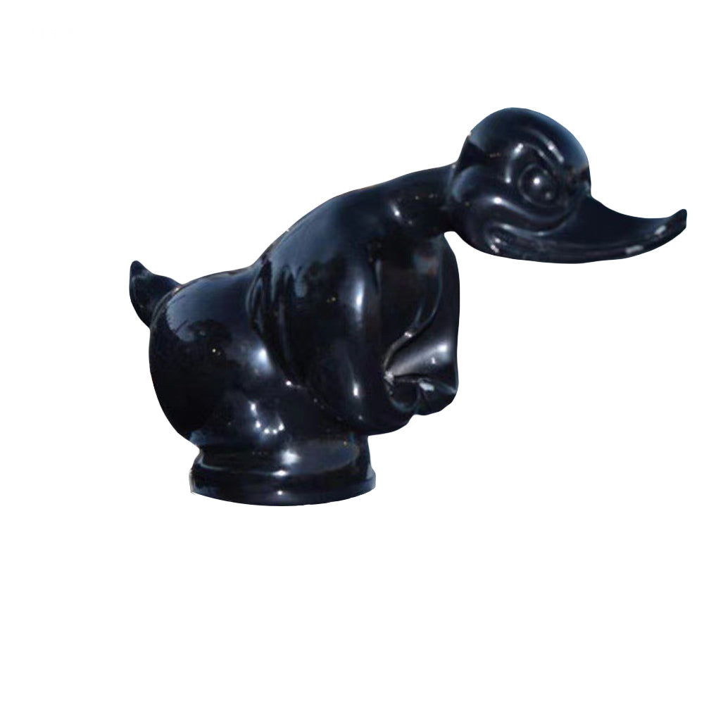 Angry Rubber Duck Car Hood Ornament Resin Decoration for Motorcycle and Car