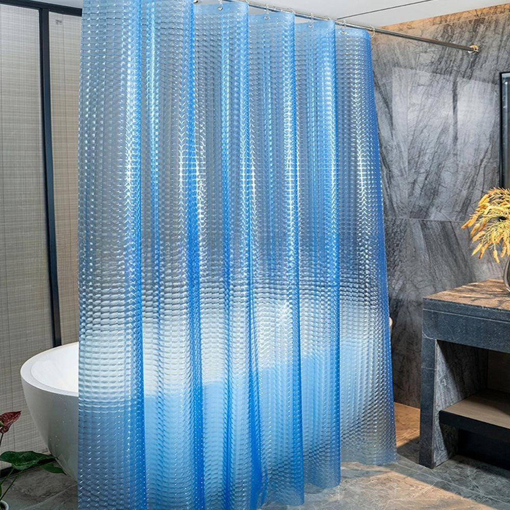 Shower Curtain PEVA Thickened Curtain Liner 180x180cm with Rustproof Grommets and Hooks